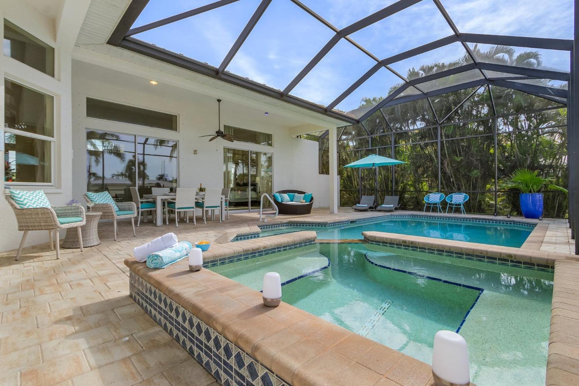 Villa Azurro, Cape Coral Bagian luar foto